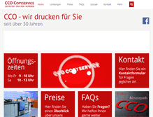Tablet Screenshot of cco24.de